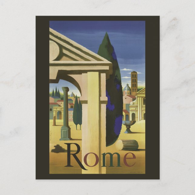 Carte postale vintage Rome Italie (Devant)