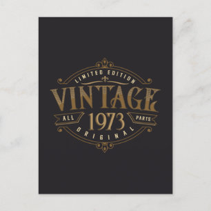 Carte Postale Vintage Rustique 1973