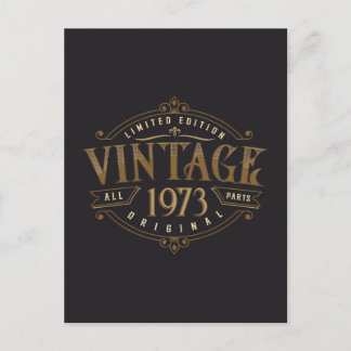 Carte Postale Vintage Rustique 1973 