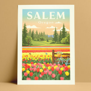 Carte Postale Vintage Salem Oregon