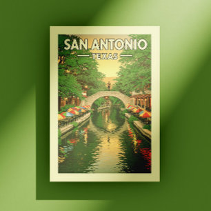 Carte Postale Vintage San Antonio Texas