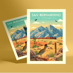 Carte Postale Vintage San Bernardino Californie