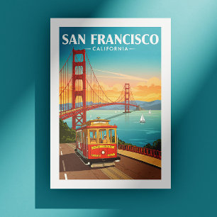 Carte Postale Vintage San Francisco Californie
