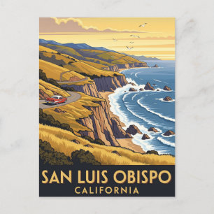 Carte Postale Vintage San Luis Obispo Californie