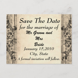 Carte postale vintage Sauver la journée