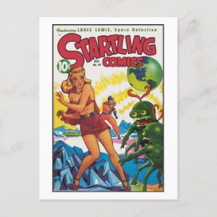 Carte Postale Vintage Sci Fi, 1947