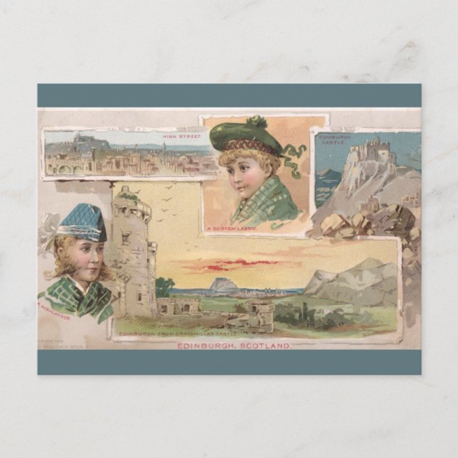 Carte Postale Vintage Scotland (Devant)
