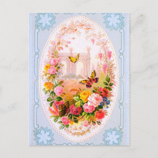 Carte postale Vintage Spring Flowers (Devant)
