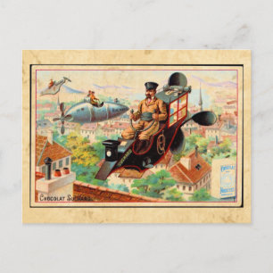 Carte postale vintage Steam Punk Publicité