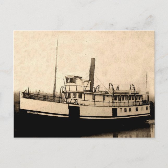 Carte Postale Vintage Steamboat Islander (Devant)