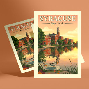 Carte Postale Vintage Syracuse New York
