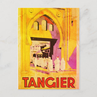 Carte Postale Vintage Tanger Travel