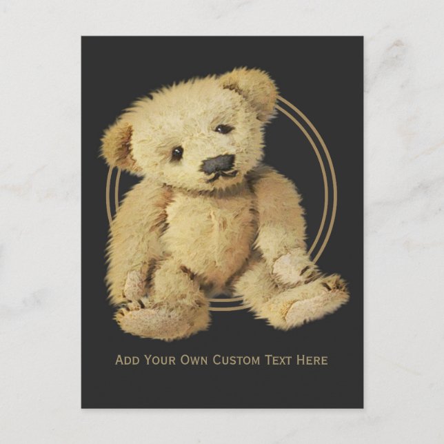 Carte postale vintage Teddy Bear (Devant)