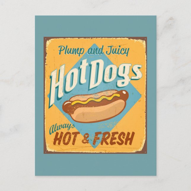 Carte Postale Vintage tin sign (Devant)