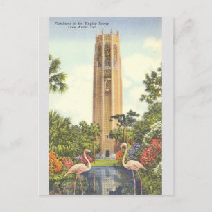 Carte postale vintage Tower Lake Wales Florida