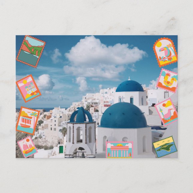 Carte Postale Vintage Travel Postcard  (Devant)