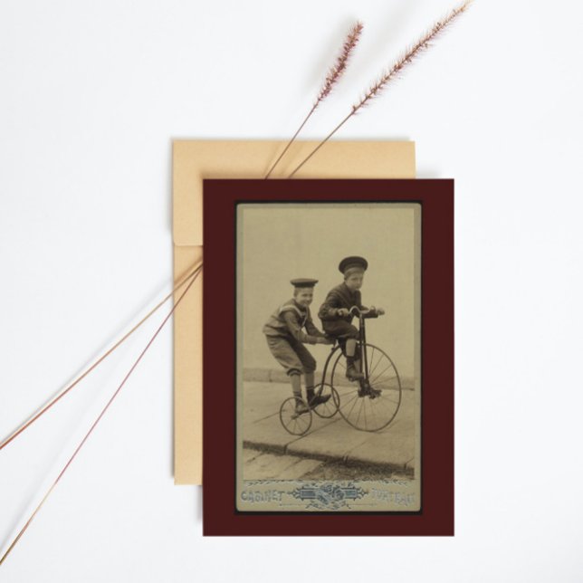 Carte Postale vintage trike (Créateur téléchargé)