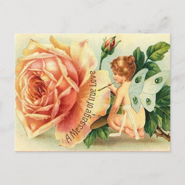 Carte postale vintage Valentine (Devant)