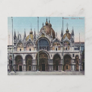 Carte postale Vintage Venezia Chiesa San Marco