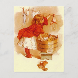 CARTE POSTALE vintage VICTORIAN Ivory Soap Publici