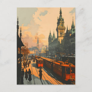 Carte postale vintage Vienne hiver