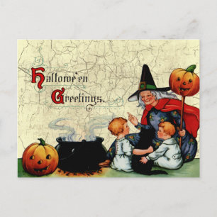 Carte postale vintage Vieux Sorcier