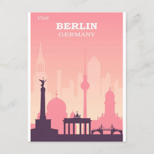 Carte postale Vintage voyage Allemagne Berlin