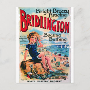 Carte postale Vintage voyage Bridlington