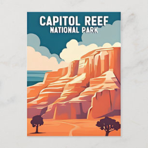 Carte Postale Vintage voyage Capitol Reef National Park Utah