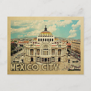Carte postale Vintage voyage de Mexico