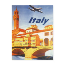 Vintage voyage Florence Firenze Italie Pont Rivièr