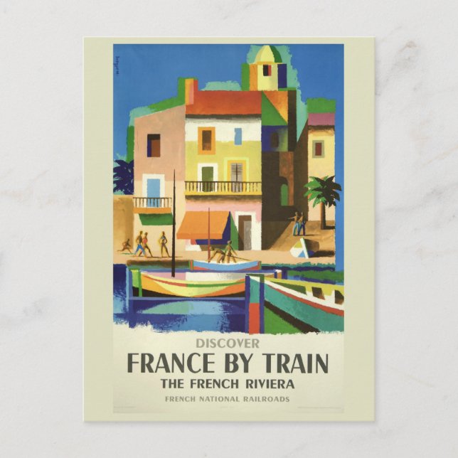 Carte postale Vintage voyage FRANCE (Devant)