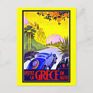 Carte postale Vintage voyage-Grèce