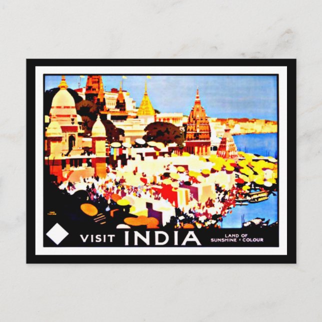 Carte postale Vintage voyage-Inde (Devant)