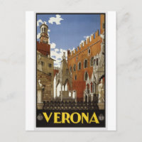 Carte postale Vintage voyage Italie Vérone