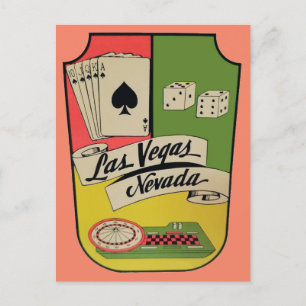 Carte postale Vintage voyage Las Vegas, Nevada