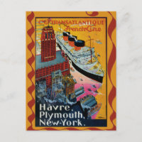 Vintage voyage - Ligne française transatlantique