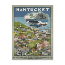 Carte postale Vintage voyage Nantucket