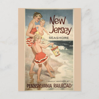 Carte postale Vintage voyage New Jersey