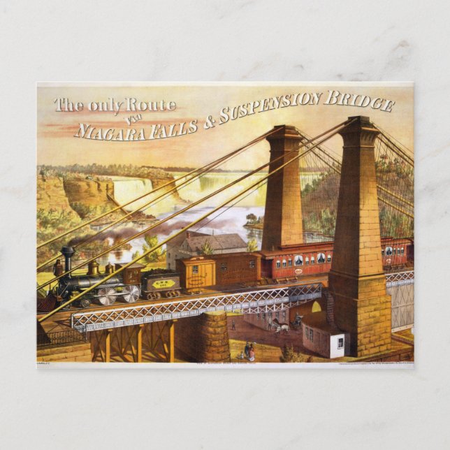 Carte postale Vintage voyage Niagara Falls (Devant)