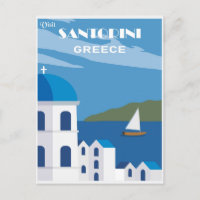 Vintage voyage Santorini Grèce
