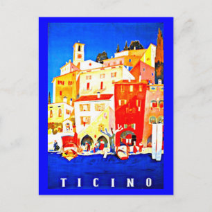 Carte postale Vintage voyage-Tessin