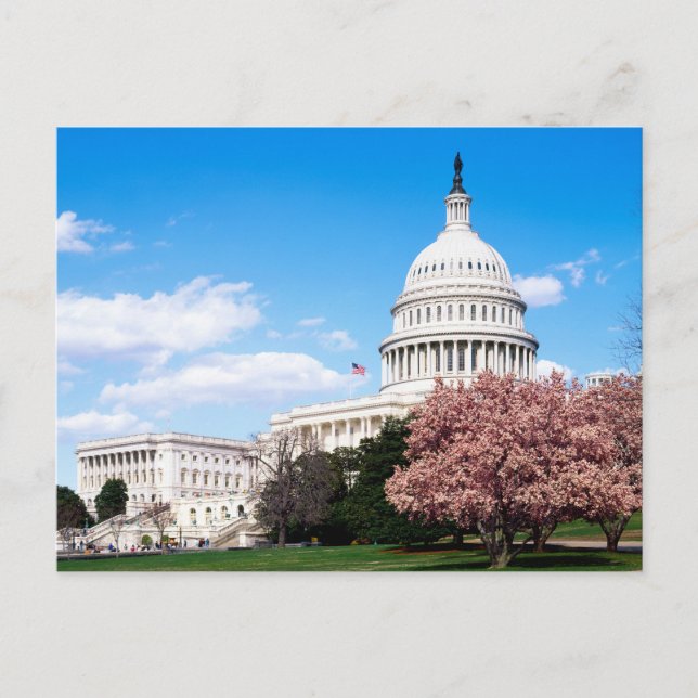 Carte postale vintage Washington DC (Devant)