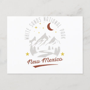 Carte Postale Vintage White Sands National Park Nouveau Mexique