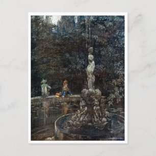 Carte Postale Vintage William H. Robinson I Live by the Church