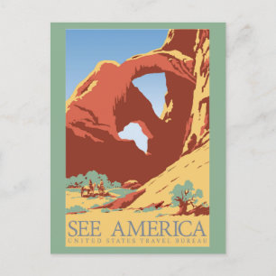 Carte Postale Vintages Arches National Park Travel