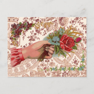 Carte Postale Vintge Bouquet