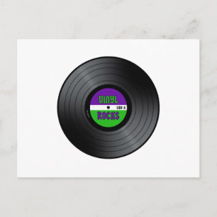 Carte Postale Vinyl Rocks LP
