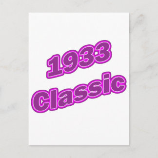 Carte Postale Violet classique 1933