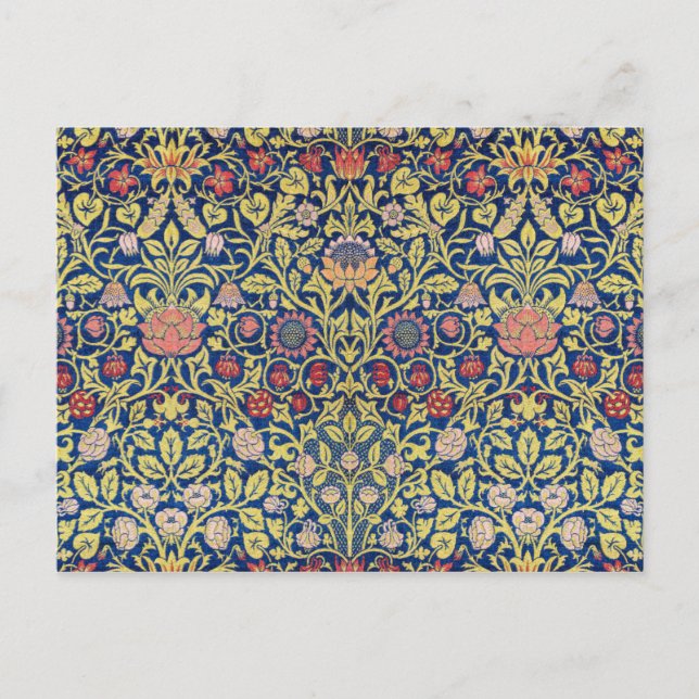 Carte Postale Violet et Columbine, William Morris (Devant)
